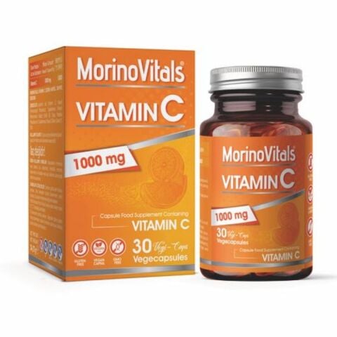 Morinovitals  Vitamin C 1000 MG 30 Vegan Kapsül Glutensiz